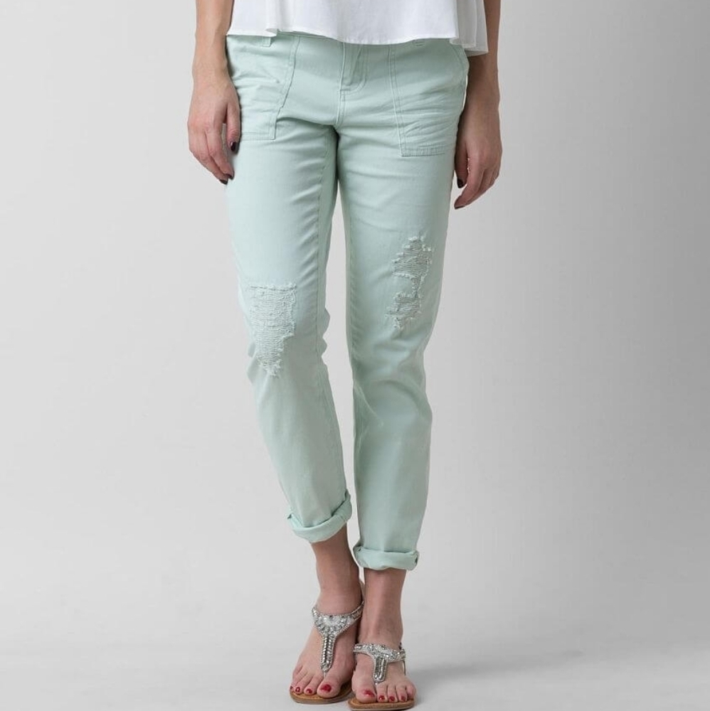 Buckle BKE Mollie Ankle Skinny Light Pale Green